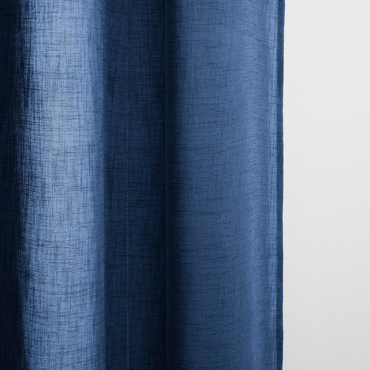 Sheer Curtain Single Panel, 200cm x 298cm, Blue