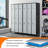 35.5 Inch Wide Metal Large Employee Locker with 6 Compartments-89222689