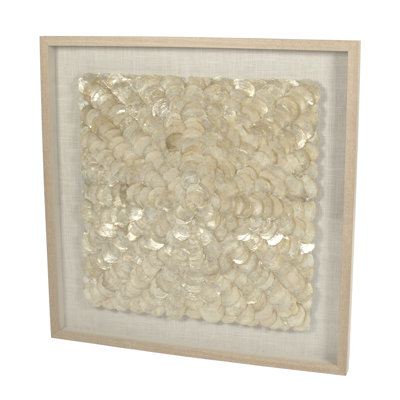 « abstract shell », reproduction d’impression encadrée