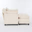 Chaise d'appoint moderne avec repose-pieds 39,4 po-121081757