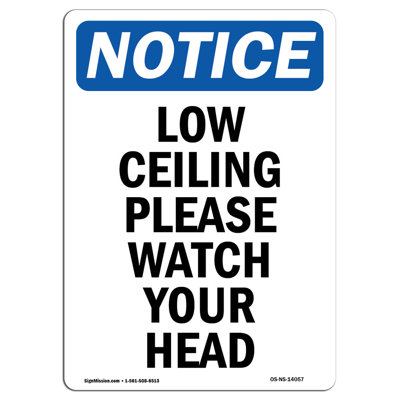 Low Ceiling Please Watch Your Head Sign
