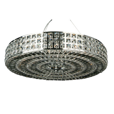 Pendentif en cristal LX série 9-lumière