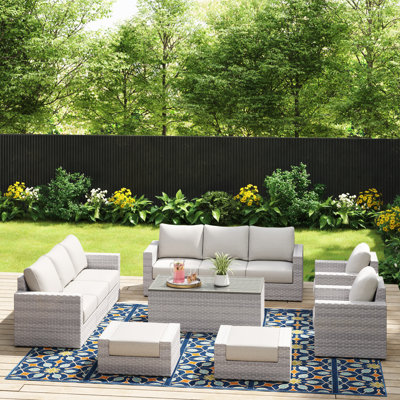 Avrahom 11-Piece Deep Seating Set by Wade Logan
