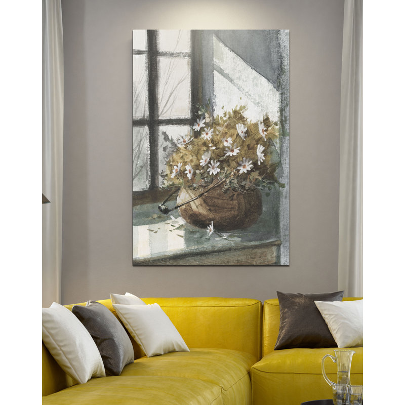 «Daisies in the Window», reproduction, H 36 po x l 24 po x P 1,5 po, Toile tendue
