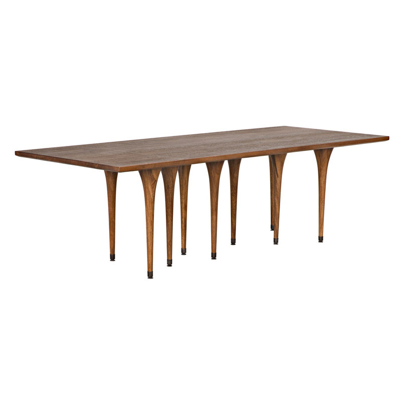 Shifter Walnut Solid Wood Dining Table
