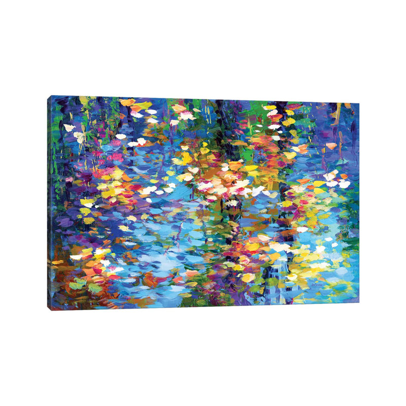 Autumn Reflections I by Leon Devenice - Wrapped Canvas Painting, 20.32 cm H x 30.48 cm W