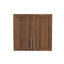 Armoire de rangement murale empilable, P 11,81 po x l 31,50 po x H 29,92 po