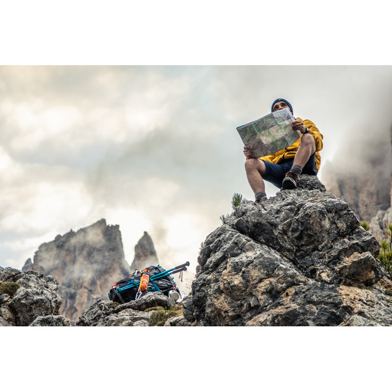 Traveling Dolomites - Wrapped Canvas Print, 51cm H x 76cm W