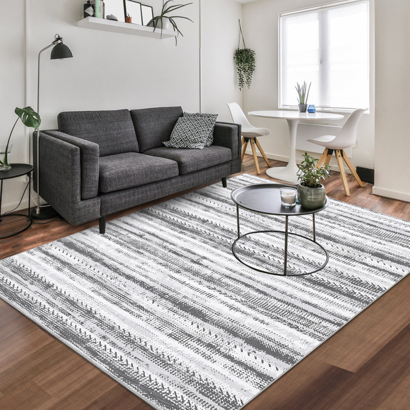 Tapis Yamina avec envers antidérapant, Rectangle 5 pi x 7 pi