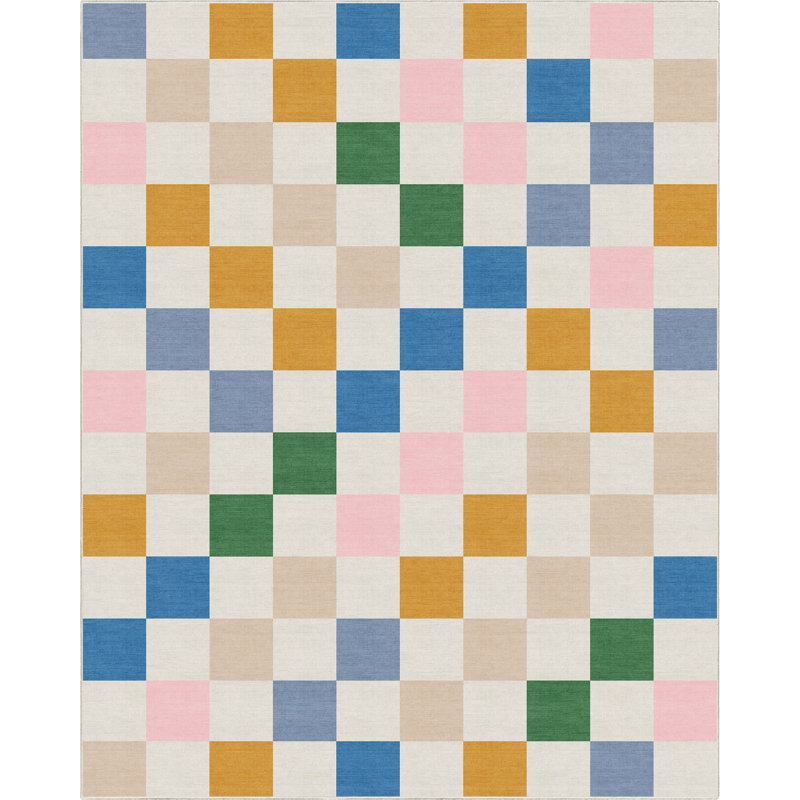 Tapis multicolore Kehr, Rectangle 9 pi 10 po x 13 pi