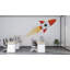Décalcomanie murale fusée, vinyle autocollant, espace de travail créatif et décoration 668MV-133723446