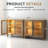 62.8" Sideboard With Led Light-1523081259