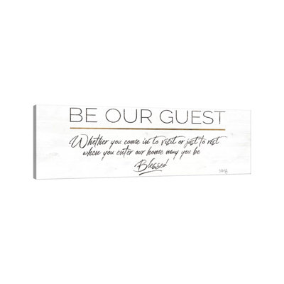 Be Our Guest by Marla Rae - Panoramic Print on Canvas