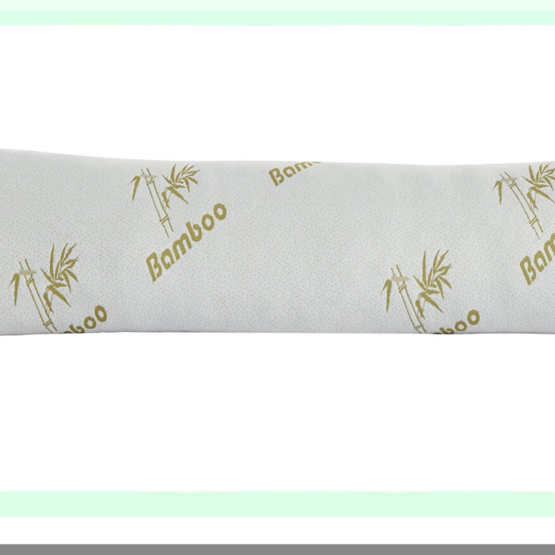 CoolComfort Shredded Memory Foam Body Pillow - Supportive & Hypoallergenic for a Restful Sleep Experience.