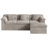 Boneless 112" Modular Cloud Sectional Couch with Ottoman, No Assembly Required Upholstery Sofa-152785417-158806706