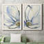 Cobalt & Paynes Petals I, toile encadrée de qualité supérieure - prête à être accrochée-1576150105-1576150109