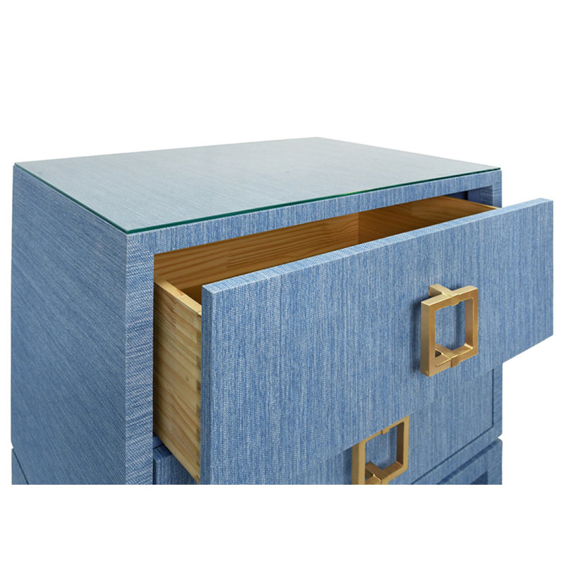 Cole 2 - Drawer Nightstand, Blue
