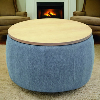 Repose-pieds et table d'appoint élégants multi-fonctions avec rangement