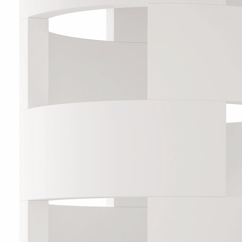 Horatia Dining Table, Round Table, Fuax Marble Top Table, Modern Table, Black, White