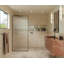 Panneau de douche encadré simple en verre 40 po x 78 po Maia-1604962926