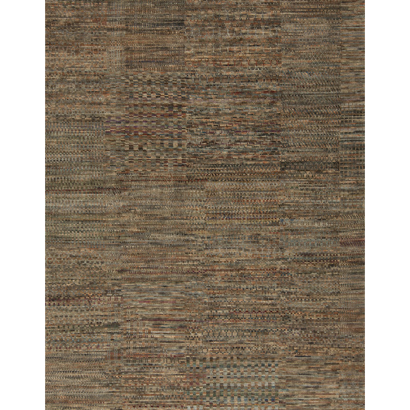 Mystique Hand Knotted Wool Area Rug, Rectangle 4' x 6'