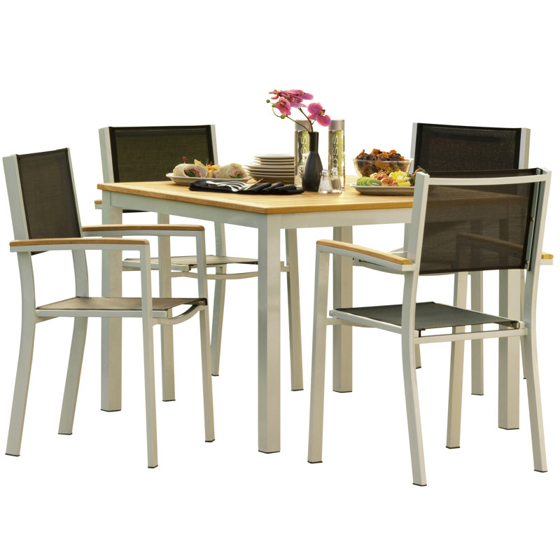 Travira Outdoor - Piece Dining Set, Black
