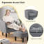 Fauteuil club et repose-pieds 27 po Makayiah-1088292108