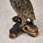 Owl Garden Statue with Branch Base