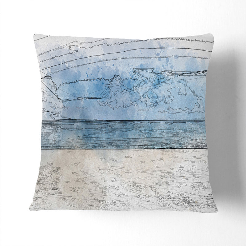 Square Cushion, Black, 55 x 55 cm