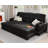 Latitude Run® Reversible Sectional Sofa Couch 87" Sleeper Sofa Bed with Storage Chaise-683418713