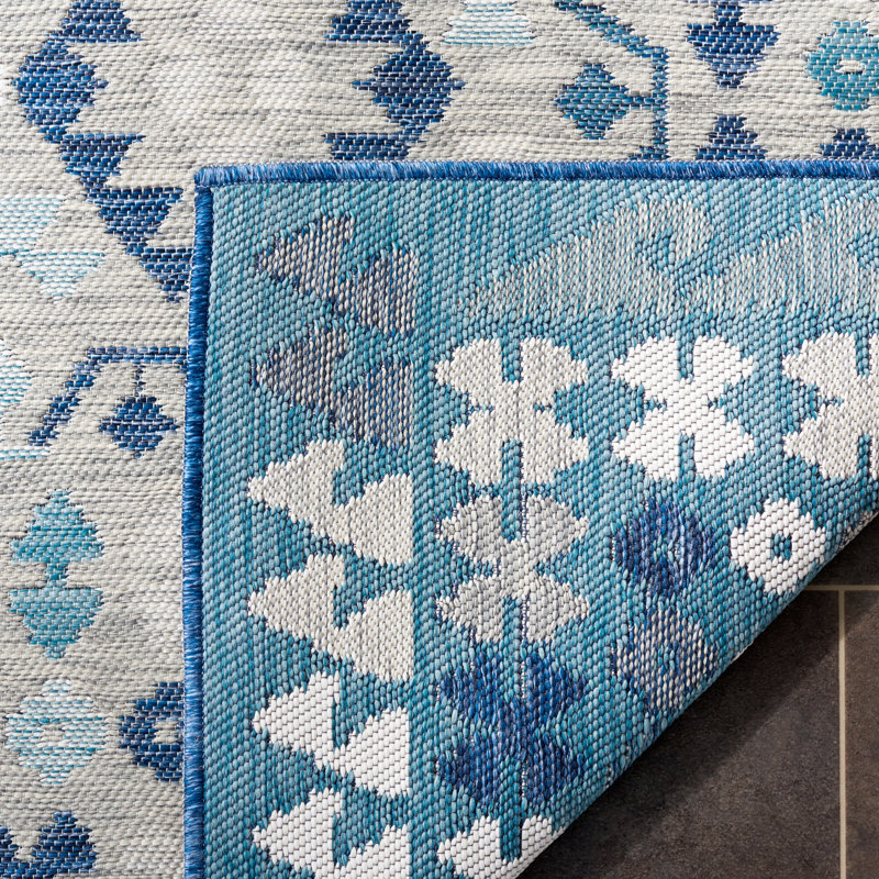 Karenina Sunrise Performance Geometric Indoor/Outdoor Area Rug, Rectangle 5'3" x 7'7"