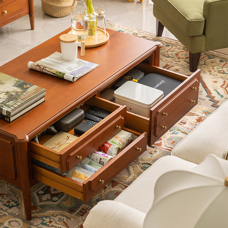Table de bout Old American, H 18,9 po x L 55,1 po x l 27,6 po