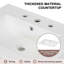 Ensemble de meuble-lavabo de salle de bain avec lavabo en céramique, meuble-lavabo peu encombrant-842161668