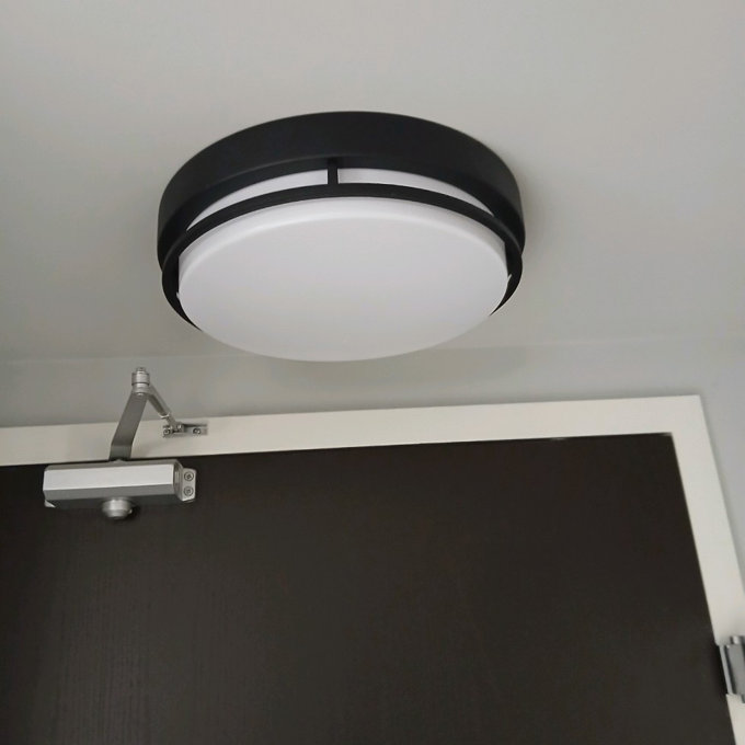 LED Flush Mount - 3.5" H x 14" W x 14" D
