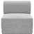 Tissu gris bouclé