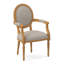 Dauphin 20'' H Beech Armchair-71069643-71069666