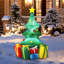 Arbre de Noël gonflable avec boîtes-cadeaux, décoration d'extérieur pour arbre de Noël gonflable à DEL