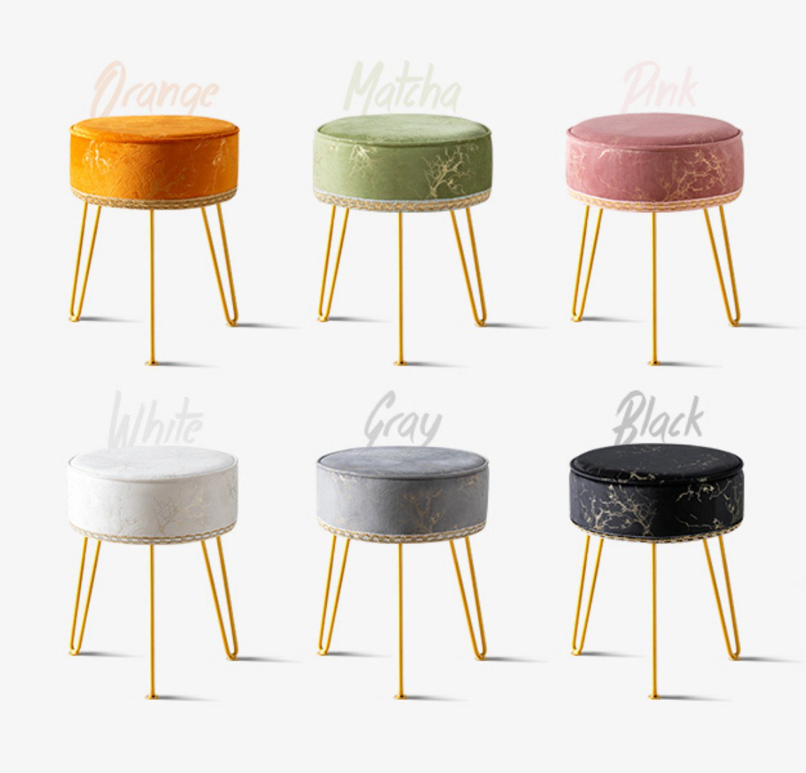 Remus metal 2025 accent stool