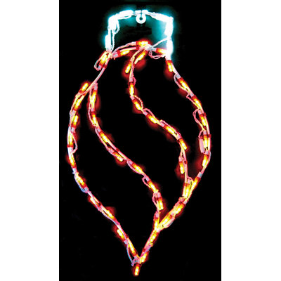 Hanging Twist Drop Ornament LED Display (26")