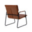 Fauteuil en cuir de 24 po de largeur