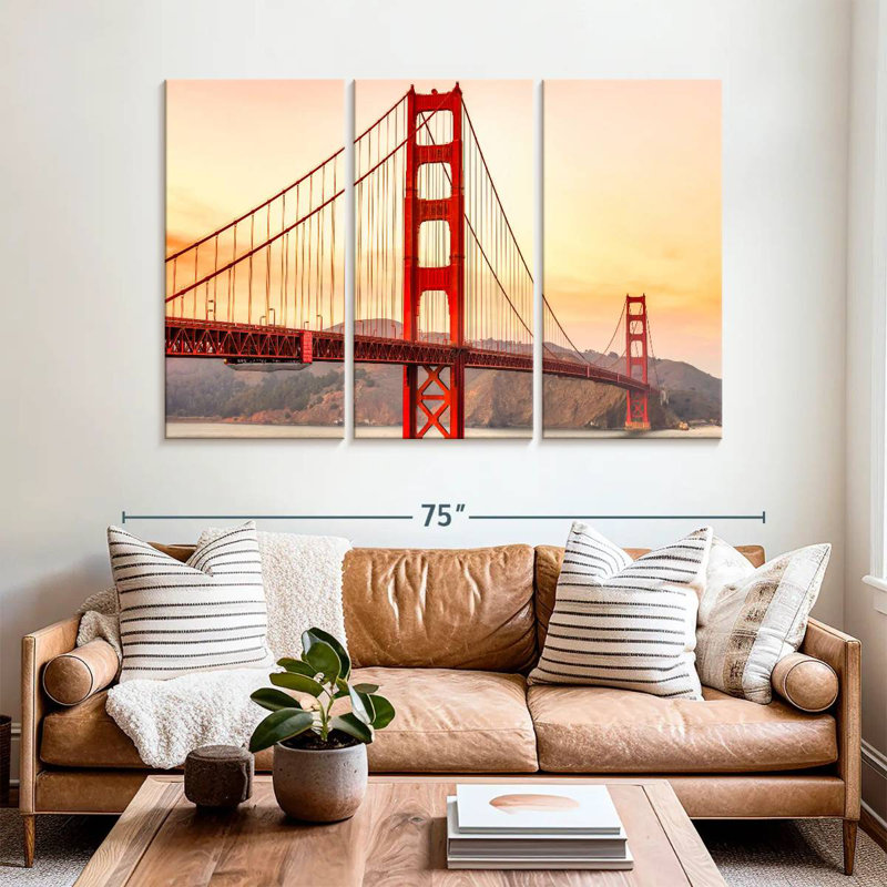 Lilie Golden Gate Bridge Structure, 42" H x 65" W