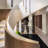 5 - Light Cluster Teardrop Glass Pendant Light for Stairwell
