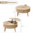 Lift Top Coffee Table With Storage, Fluted Round Coffee Tables-1339598948