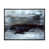 Toile avec cadre flottant noir