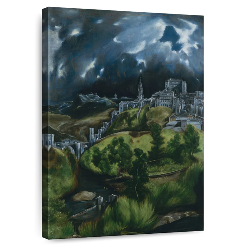Vue de Tolède, H 48 po x l 32 po