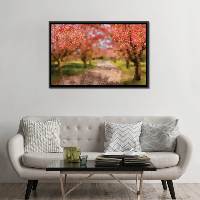 «Undetarred Spring» par PI Studio - impression sur toile tendue, H 18 po x l 26 po x P 1,5 po, Toile encadrée noire