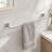 4-Piece Bathroom Hardware Set, Chrome Stainless Steel, Wall Mounted
