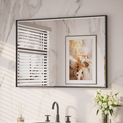 Areiona Beveled Bathroom Accent Vanity Mirror