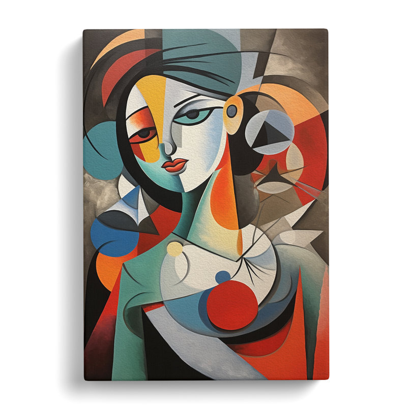 Pablo Picasso Hard Edge - Print, 50cm H x 35cm W x 3cm D