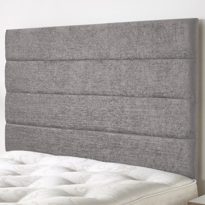 Upholstered Headboard, Kingsize (5'), Silver